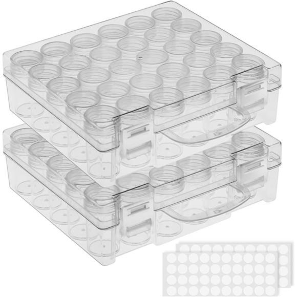 Bead Organizer, Bead Containers, 30 Grids Diamond Painting Storage Containers - Picture 1 of 8